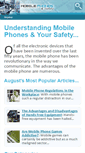 Mobile Screenshot of mobilephonesandsafety.co.uk