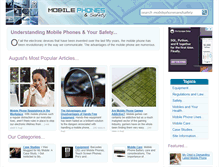 Tablet Screenshot of mobilephonesandsafety.co.uk
